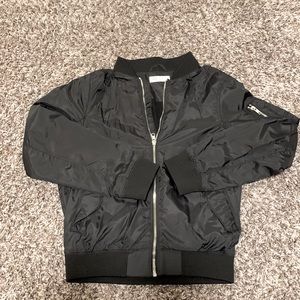 Kids H&M Black Bomber Jacket